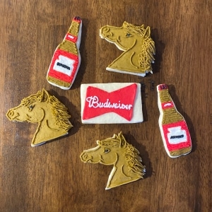 Super Bowl Dessert Super Bowl Cookies Budweiser Inspired