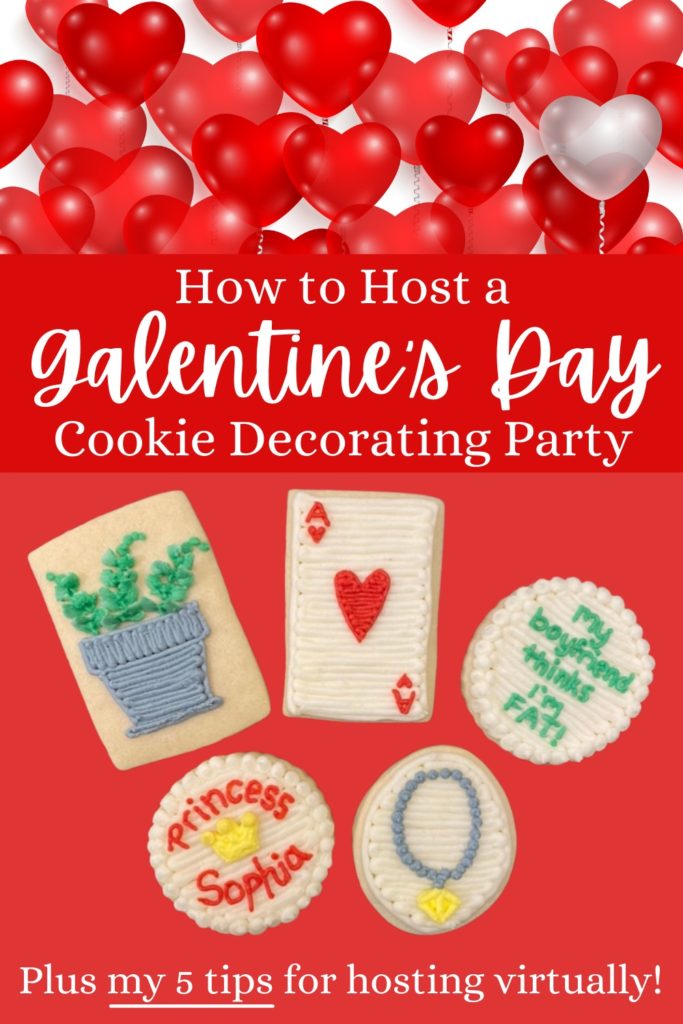 Galentine's Day Virtual Cookie Decorating Party