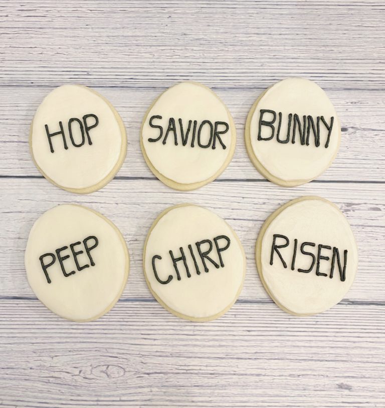 Simple Easter Egg Sugar Cookies for an Easter Celebration