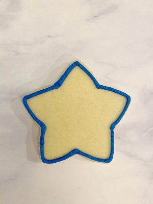 blue star cookie
