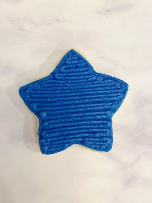 blue star cookie