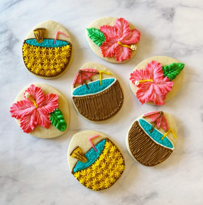 How to Decorate Tropical Cookies