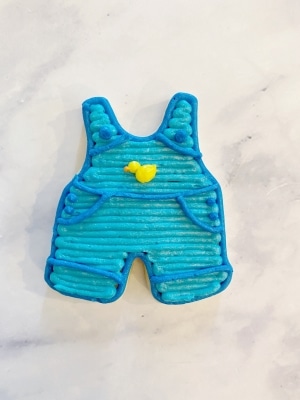 baby overall cookies