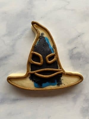 how to make harry potter sorting hat cookies