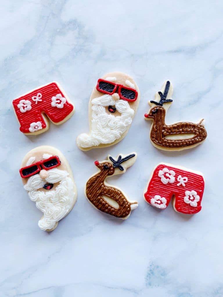 How to Decorate 3 Fun Christmas in July Cookies