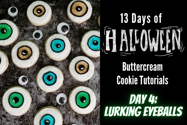 how to decorate eyeball cookies