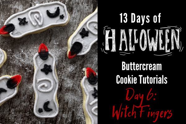 how to decorate witch finger sugar cookies