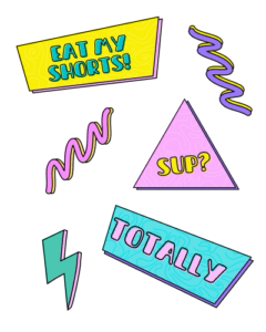 90s party free printables for 90s party decorations 90s catchphrases