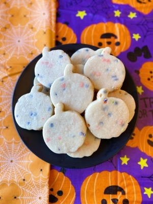 Halloween sprinkle sugar cookies recipe