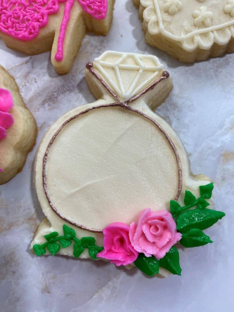 How to Make Engagement Sugar Cookies for a Bridal Shower