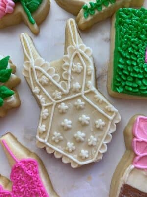 sheer lingerie buttercream cookies for bachelorette cookies set